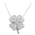 Cosmos Diamond Gold Pendant Necklace Silver Jewelry